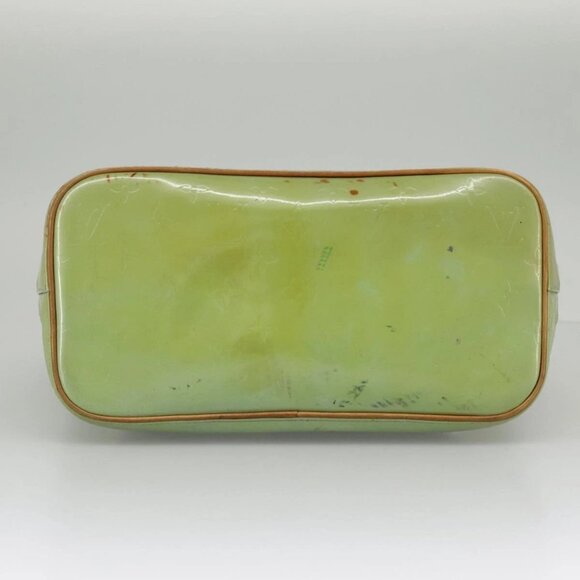 LOUIS VUITTON Monogram Vernis Houston Hand Bag Baby Blue M91005 LV Auth 98882 - Picture 7 of 16